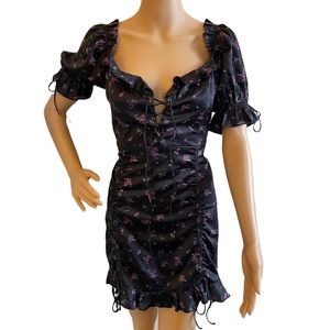 Alcoa Black Floral Dress Dress size Small